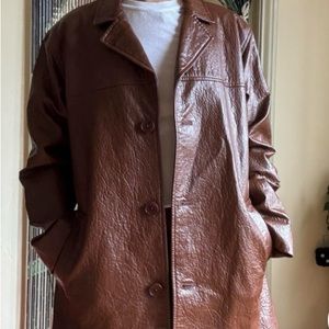 Wilfred Black Faux leather .